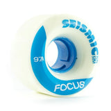 Seismic Skateboard Wheels: Focus 55mm 97a Blue