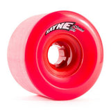 Rayne Longboard Wheels: Envy 70mm 80a Round Red Core Wheels- Edge Boardshop