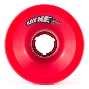 Rayne Longboard Wheels: GREED 75mm 80a Square Red Core Wheels- Edge Boardshop