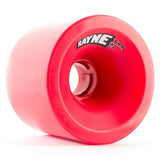 Rayne Longboard Wheels: GREED 75mm 80a Square Red Core Wheels- Edge Boardshop