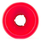 Rayne Longboard Wheels: Greed 66mm 80a Square Red Core Wheels- Edge Boardshop