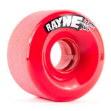 Rayne Longboard Wheels: Envy 62mm 80a Round Red Core Wheels- Edge Boardshop