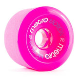 Metro Wheels: Motion 70mm 78a Magenta Wheels- Edge Boardshop