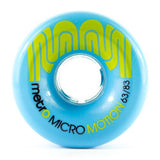 Metro Wheels: Micro Motion 63mm 83a Blue Wheels- Edge Boardshop