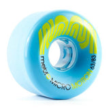 Metro Wheels: Micro Motion 63mm 83a Blue Wheels- Edge Boardshop