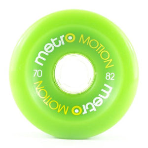 Metro Wheels: Motion 70mm 82a Green Wheels- Edge Boardshop