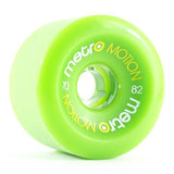 Metro Wheels: Motion 70mm 82a Green Wheels- Edge Boardshop