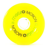 Metro Wheels: Motion 70mm 78a Yellow Wheels- Edge Boardshop