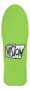 Vision Skateboard Deck: Gator 2 Green Black