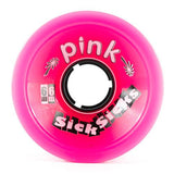 Pink Longboard Wheels:  SickSicks 66mm 78a Wheels- Edge Boardshop