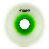 These Wheels: 727 Freeride Smooth 70mm 78a Green Core