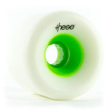 These Wheels: 727 Freeride Smooth 70mm 78a Green Core