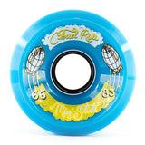 Cloud Ride Wheels: Mini Slide 66mm 83a Blue Wheels- Edge Boardshop