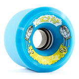 Cloud Ride Wheels: Mini Slide 66mm 83a Blue Wheels- Edge Boardshop