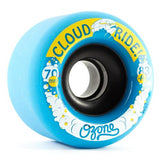 Cloud Ride Wheels: Ozone 70mm 83a Blue Wheels- Edge Boardshop