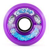 Cloud Ride Wheels: Mini Slide 66mm 86a Purple Wheels- Edge Boardshop