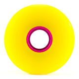 Cult Longboard Wheels: Cult Classic 70mm 80a Yellow Wheels- Edge Boardshop