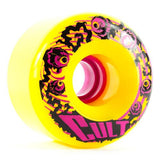 Cult Longboard Wheels: Cult Classic 70mm 80a Yellow Wheels- Edge Boardshop