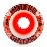 Earthwing Skateboard Wheels:  Slide-A  65mm 100a White Wheels- Edge Boardshop