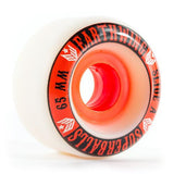 Earthwing Skateboard Wheels:  Slide-A  65mm 100a White Wheels- Edge Boardshop