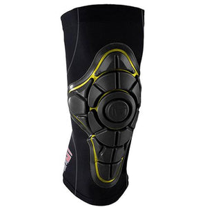 G-Form Protective Gear: Pro-X Knee Pads Black/Yellow Knee Pads- Edge Boardshop