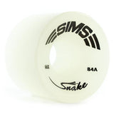 Sims Skateboard Wheels: Street Snake 66mm 84a White