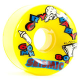 Seismic Longboard Wheels: Cry Baby 60mm 80a Yellow