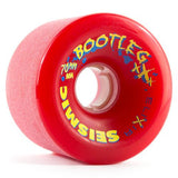 Seismic Longboard Wheels: Bootleg Freeride 70mm 80a Red