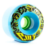 Cult Longboard Wheels: Cult Classic 70mm 80a Blue Wheels- Edge Boardshop