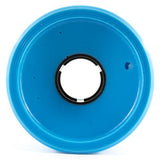 Pink Longboard Wheels: Seven-O's 70mm 81a Blue Wheels- Edge Boardshop