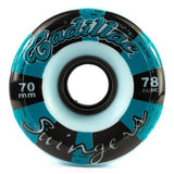 Cadillac Longboard Wheels: Swingers 70mm 78a Wheels- Edge Boardshop