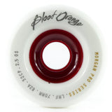 Blood Orange Longboard Wheels: Morgan Pro 70mm 82a Red Core Wheels- Edge Boardshop