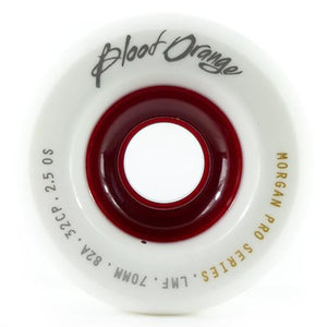 Blood Orange Longboard Wheels: Morgan Pro 70mm 82a Red Core Wheels- Edge Boardshop