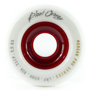 Blood Orange Longboard Wheels: Morgan Pro 65mm 82a Red Core Wheels- Edge Boardshop