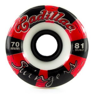 Cadillac Longboard Wheels: Swingers 70mm 81a Wheels- Edge Boardshop