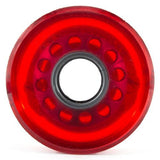 Kryptonics Wheels:  Route 70 70mm 78a Clear Red Wheels- Edge Boardshop