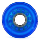 Kryptonics Wheels:  Route 70 70mm 78a Clear Blue Wheels- Edge Boardshop