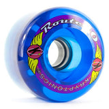 Kryptonics Wheels:  Route 70 70mm 78a Clear Blue Wheels- Edge Boardshop