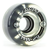 Kryptonics Wheels:  Cruise 62mm Clear Wheels- Edge Boardshop