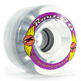 Kryptonics Wheels:  Route 70 70mm 78a Clear Wheels- Edge Boardshop