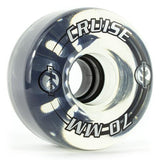 Kryptonics Wheels:  Cruise 70mm Clear Wheels- Edge Boardshop