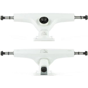 Atlas Trucks: 180mm 48 degree White Trucks- Edge Boardshop