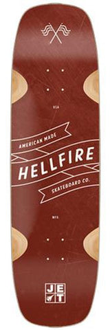 Jet Longboard Deck: Hellfire Series Shred Sled 34 Boards- Edge Boardshop