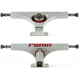 Ronin Trucks:  Cast Silver Hanger Silver Base Plates Trucks- Edge Boardshop