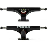 Ronin Trucks: Cast Black Hanger Black Base Plates Trucks- Edge Boardshop