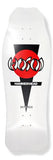 Hosoi Skateboard Deck: Hammerhead Double Kick White Boards- Edge Boardshop