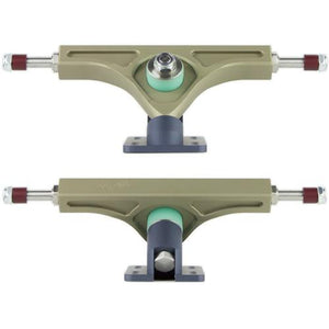 PNL Precision Trucks: PNL Joey 165mm Bronze/Grey 47 degree Trucks- Edge Boardshop