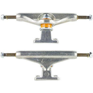 Independent Trucks: 139  8" Silver Trucks- Edge Boardshop