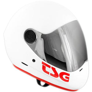 TSG Helmet: Pass Downhill Full Face White