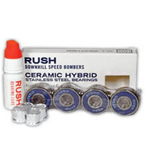 Rush Bearings: Speed Bomber Hybrid Ceramic Bearings- Edge Boardshop